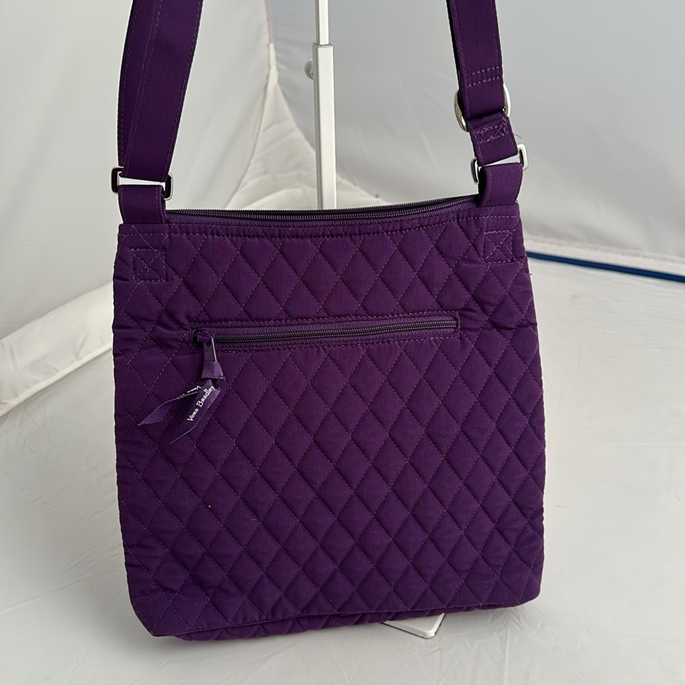 Vera Bradley Elderberry purple quilted Hipster crossbody bag - Picture 4 of 12